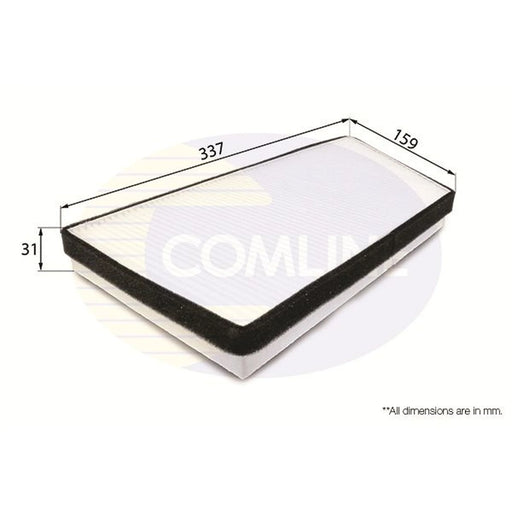 Comline Cabin Air Filter (Pollen Filter) EKF115