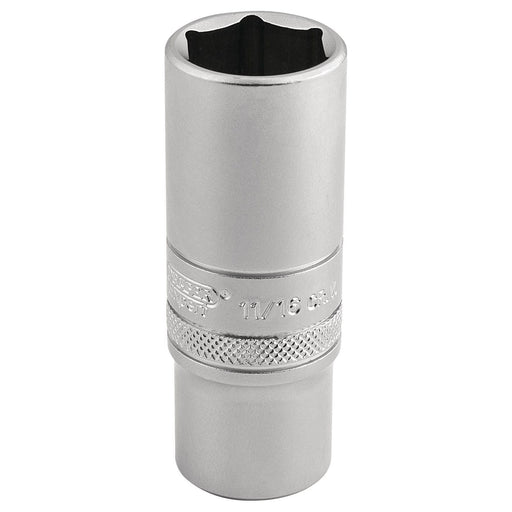 Draper 6 Point Metric Deep Socket, 3/8" Sq. Dr., 17mm 16585 Draper  - Town Parts