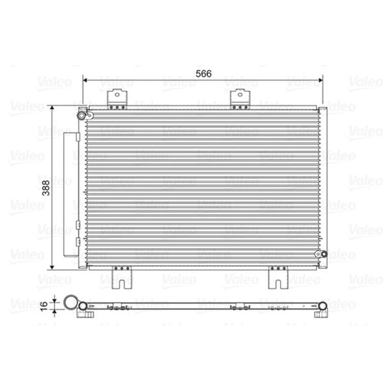 Valeo Air Conditioning Condenser 822594
