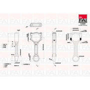 FAI Connecting Rod ID CR028