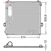 Denso Air Conditioning Condenser DCN45010
