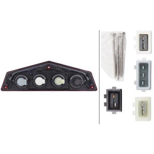 Hella Tail Light / Lamp H21W Right 2VP 012 570-021