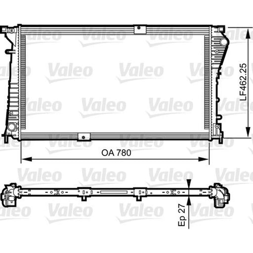 Valeo Engine Radiator 734931