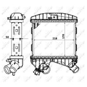 NRF Intercooler (Charge Air Cooler) 30177