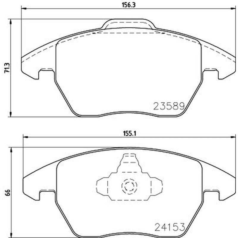 Mintex Front Brake Pad Set MDB2672