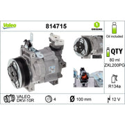 Valeo Air Conditioning Compressor 814715