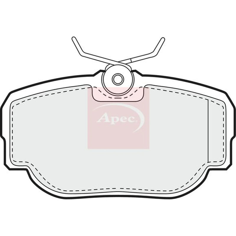Apec Rear Brake Pad Set PAD908
