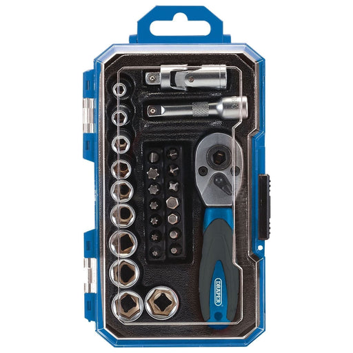 Draper Socket Set, 1/4" Sq. Dr. (27 Piece) 04778 Draper  - Town Parts