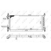 NRF Engine Radiator 507522A