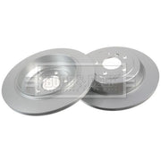 Borg & Beck 2 x Solid Rear Brake Discs BBD4541-x2