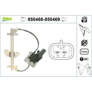 Valeo Electric Window Regulator Lifter Left Rear 850468
