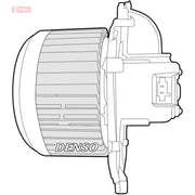 Denso Heater Blower Fan fits Citroën Berlingo Box Body/Mpv 2008-2021 1.6