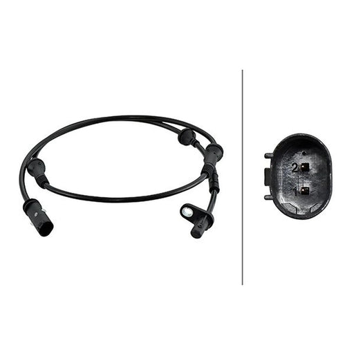 Hella ABS Wheel Speed Sensor Front 6PU 230 048-181