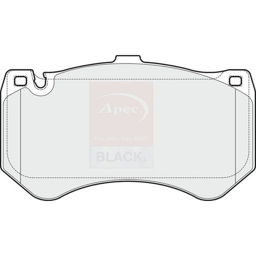 Apec Front Brake Pad Set PAD1820B