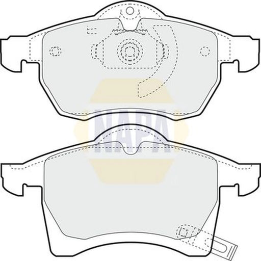 NAPA Front Brake Pad Set NBP1059