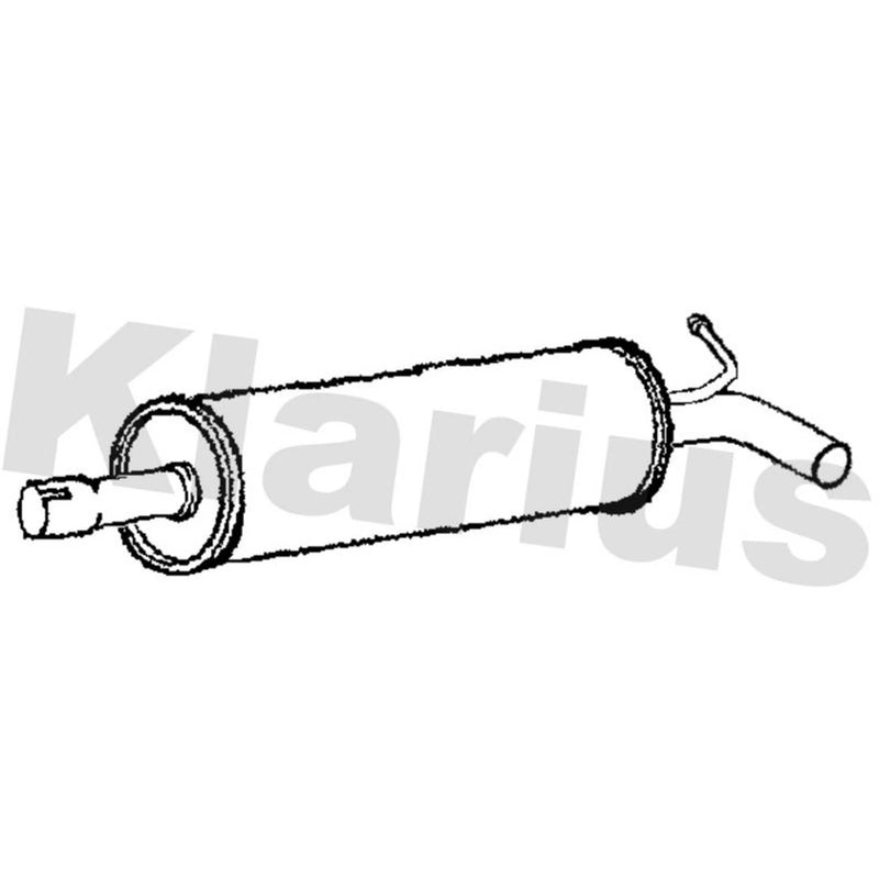 Klarius Box With Centre Pipe Centre VW933M
