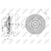 NRF Radiator Fan Clutch 49642