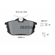 Textar Rear Brake Pad Set 2354901
