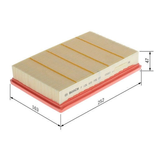 Bosch Engine Air Filter F 026 400 795