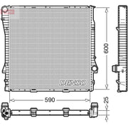 Denso Engine Radiator DRM05113