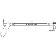 Juratek Brake Hydraulic Hose Line Front Left JBH1137L