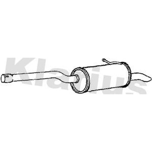 Klarius Box With Tail Pipe Rear AU391K