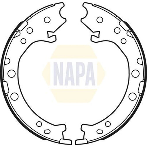 NAPA Parking Brake Shoe Set NBS5044