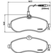 Mintex Lcv Van Kits internally vented MVK0046