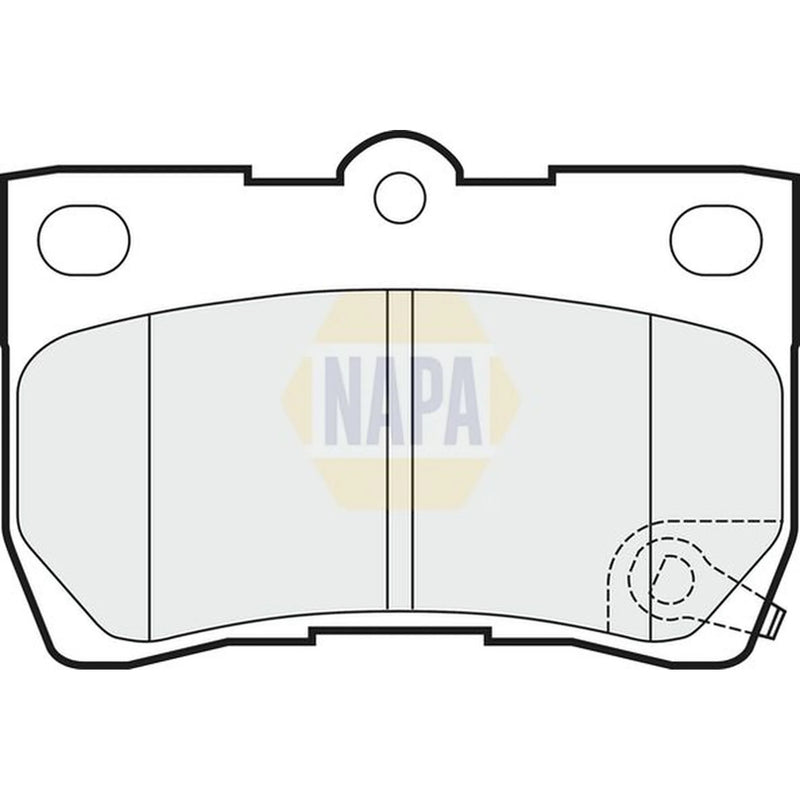 NAPA Rear Brake Pad Set NBP1579