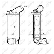 NRF Intercooler (Charge Air Cooler) 30195