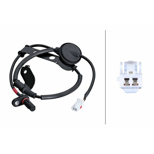 Hella ABS Wheel Speed Sensor Rear 6PU 358 251-091