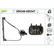 Valeo Electric Window Regulator Lifter Left Front 850346