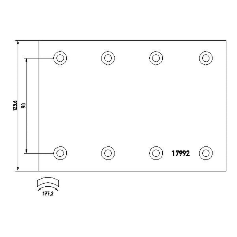DON Don Cv Brake Lining Set VL851S7115