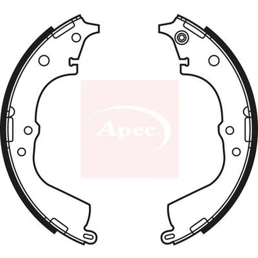 Apec Brake Shoe Set Axle Kit SHU564