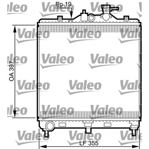 Valeo Engine Radiator 735522