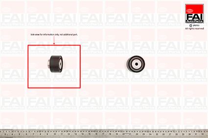 Fai T9271 Deflection Pulley/Guide Pulley, timing belt