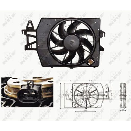 NRF Engine Cooling Fan 47682