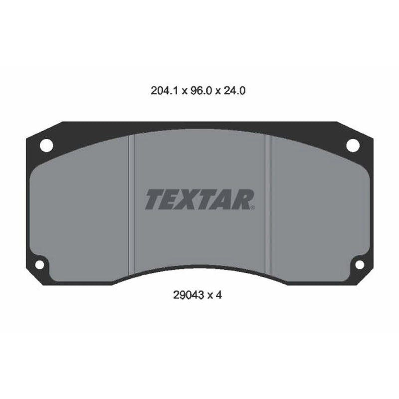 Textar Front Brake Pad Set 2904303