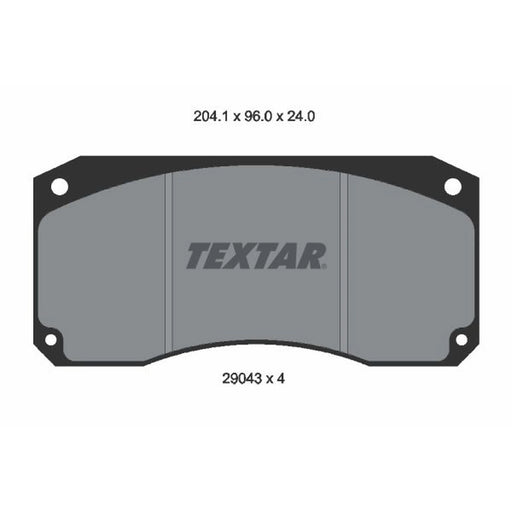 Textar Front Brake Pad Set 2904303