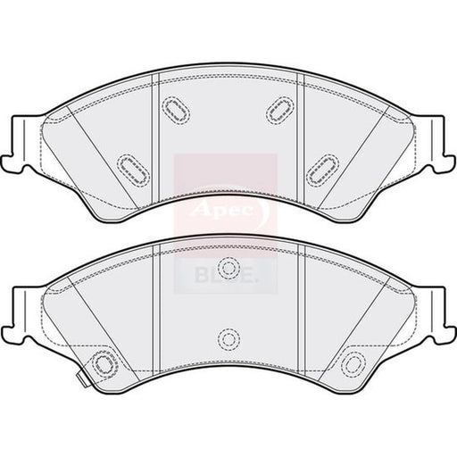 Apec Front Brake Pad Set PD3730