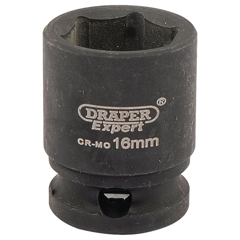 Draper Expert HI-TORQ 6 Point Impact Socket, 3/8" Sq. Dr., 16mm Draper  - Town Parts