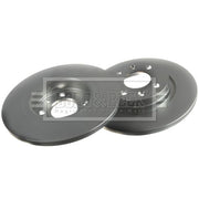 Borg & Beck 2 x Solid Front Brake Discs BBD4818-x2
