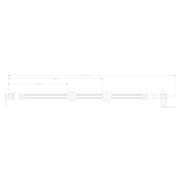 Juratek Brake Hydraulic Hose Line Right JBH1448