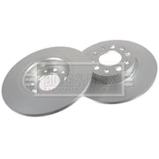 Borg & Beck 2 x Solid Rear Brake Discs BBD5204-x2