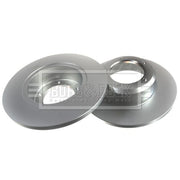 Borg & Beck 2 x Solid Front Brake Discs BBD4876-x2
