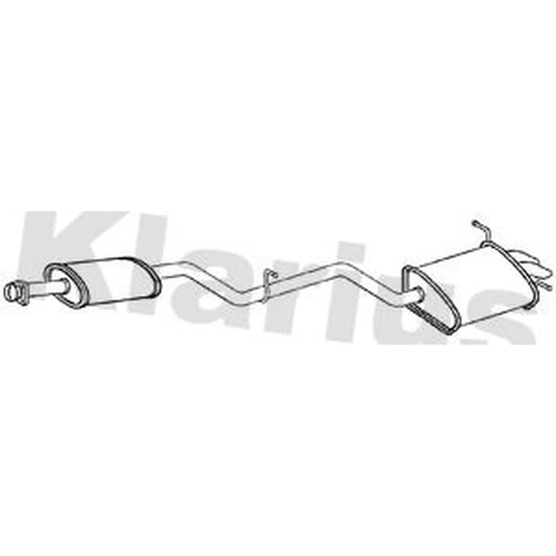 Klarius Box With Tail Pipe Rear MZ435E