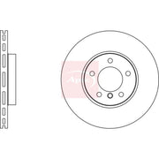 Apec 2 x Vented Front Brake Discs DSK2705-x2