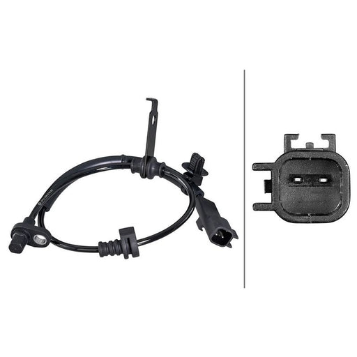 Hella ABS Wheel Speed Sensor Rear 6PU 358 218-681