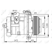 NRF Air Conditioning Compressor 32470