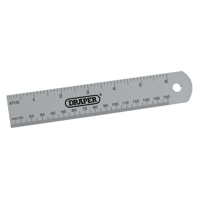 Draper Aluminium Rule, 152mm/6" 52396 Draper  - Town Parts